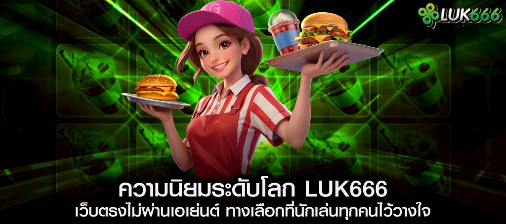 ความนิยมระดับโลก LUK666 เว็บตรงไม่ผ่านเอเย่นต์ ทางเลือกที่นักเล่นทุกคนไว้วางใจ